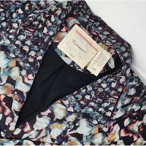 Cartonnier‎ Anthropologie Blazer Jacket Womens XS Multicolor Abstract One Button